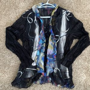 Tie up dress cardigan
